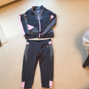 Kyodan athletic set.  Jacket and cropped leggings